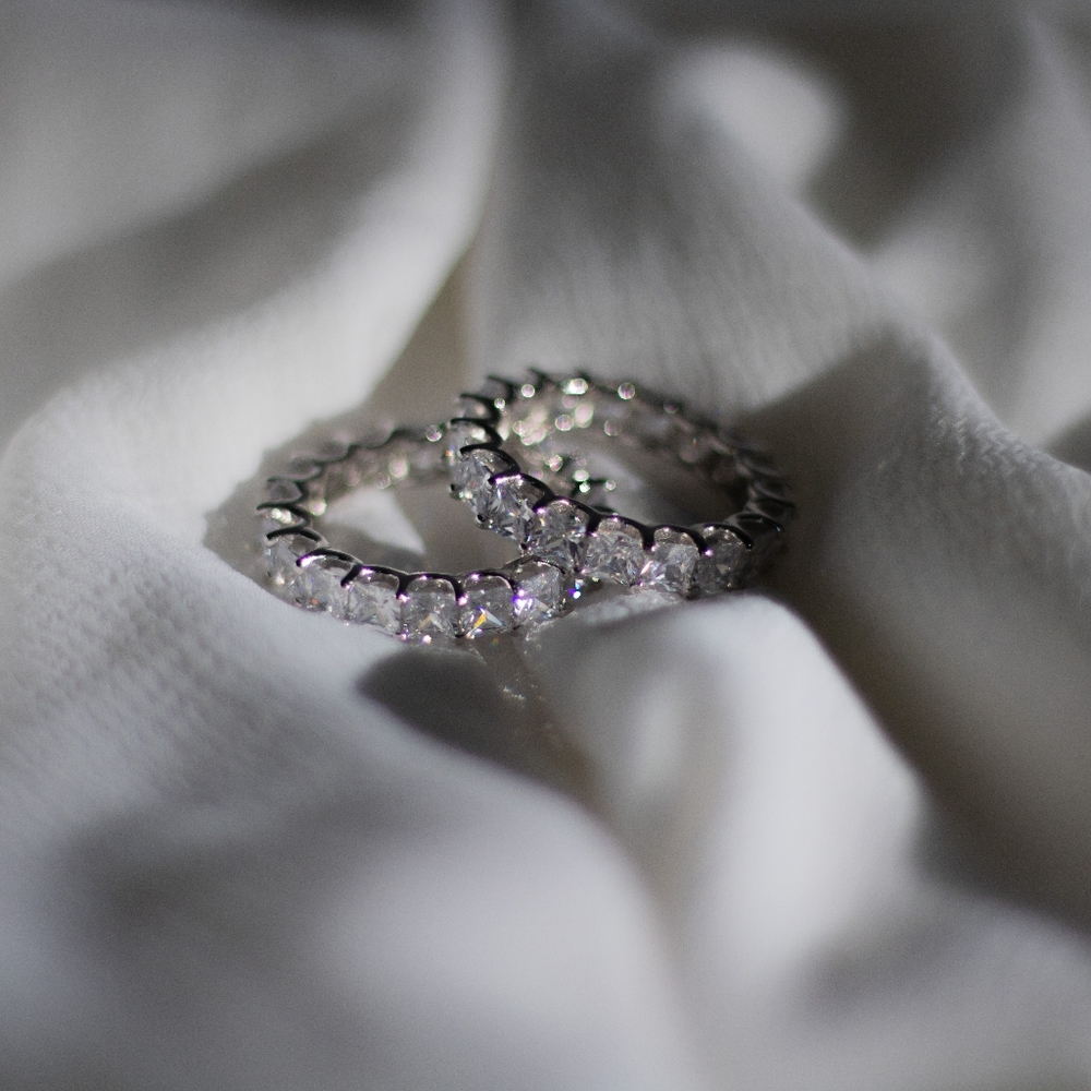 Gorgeous Sterling Silver Ring Bands (2 FOR $40)